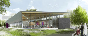 Tukwila Library rendering