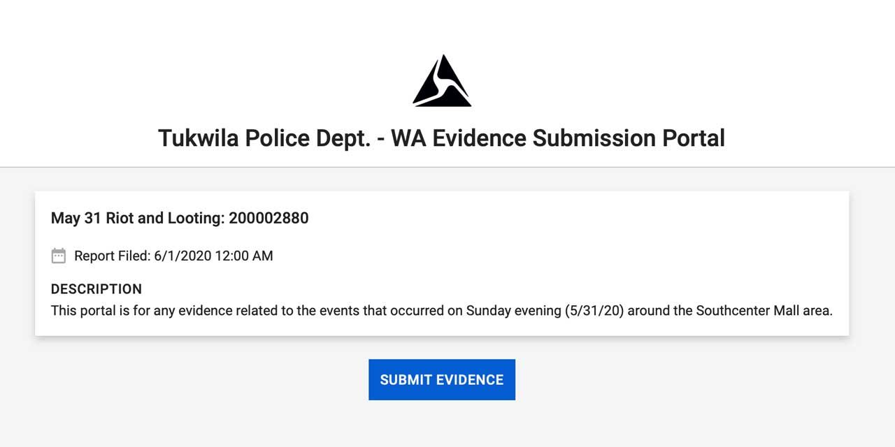 Tukwila Police seeking public’s help identifying looting suspects