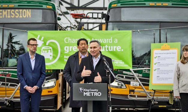 King County Metro opens new electric bus charging facility in Tukwila