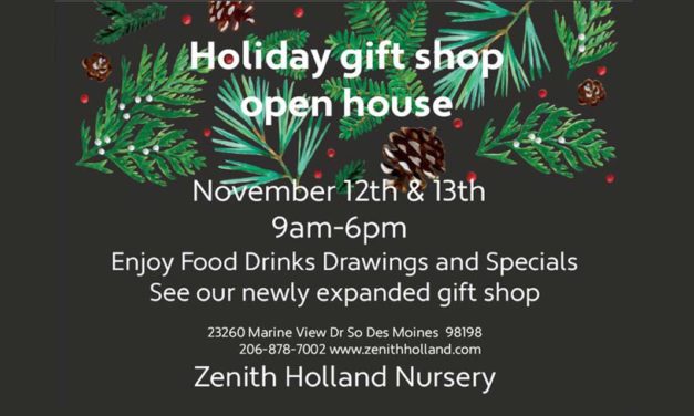 REMINDER: Zenith Holland Gift Shop Open House is this weekend